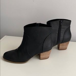 Sole Society Black Ankle Boots